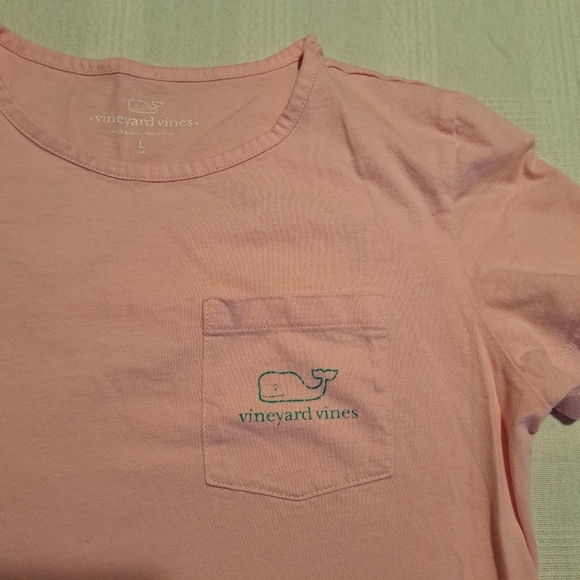 Vineyard Vines girls size Large or 14 pink tshirt dress, work for swim cover up - Picture 5 of 6